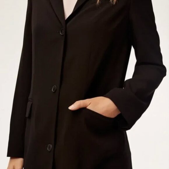 NWT Aritzia Babaton Trent Long Blazer Jacket - Picture 2 of 14
